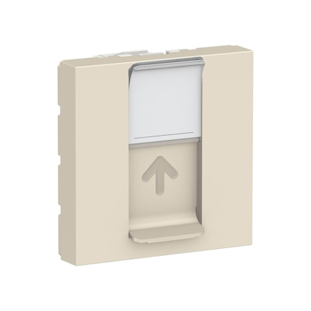 Лицевая панель RJ45 одиночная без коннектора Schneider Electric Unica Modular NU941144