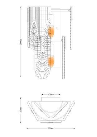 Бра Moderli Valensia V8061-2W