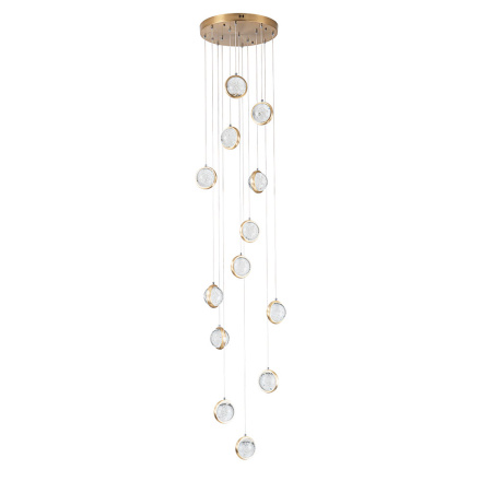 Каскадная люстра Arte Lamp Faberge A2451SP-75PB