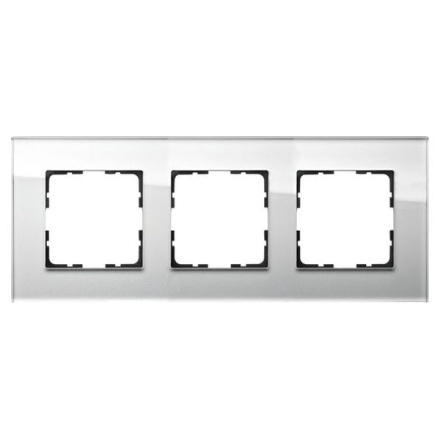 Рамка Jasmart G-Glass 3-постовая G1003GW
