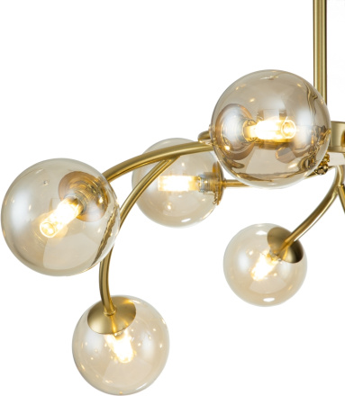 Люстра на штанге Indigo Intero 11024/9R Gold V000227