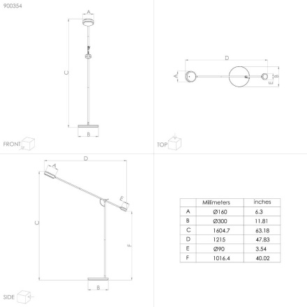 Торшер Eglo Clavellina 900354