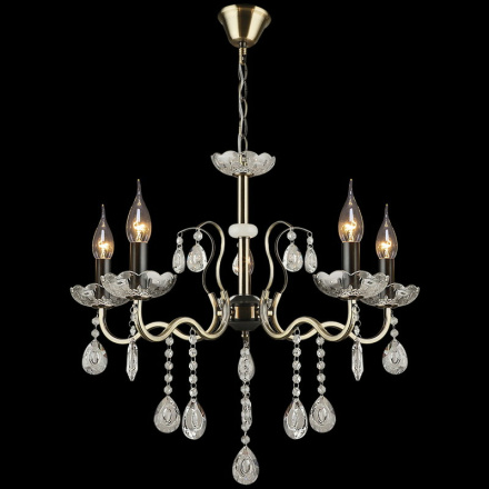 Подвесная люстра Reluce 03804-0.4-05 AB+BK