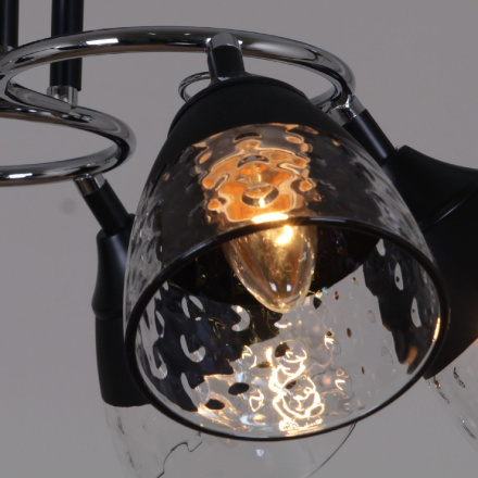 Потолочная люстра Reluce 70139-3.3-06 CR+BK