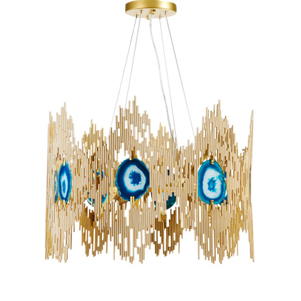 Подвесная люстра DeLight Collection Boho 9275P-6 gold