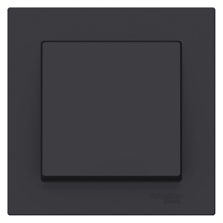 Выключатель 1-клавишный сх.1, 10АХ Systeme Electric AtlasDesign Карбон ATN001012