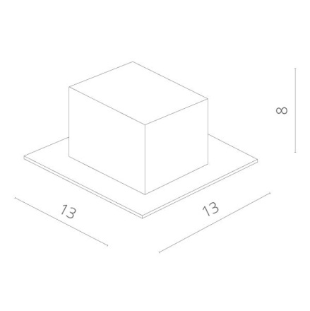 Встраиваемый светильник Arte Lamp Technika A5941PL-1WH