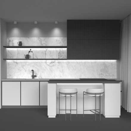 Потолочный светильник Maytoni Technical Alfa LED C064CL-01-15W3K-RD-WB