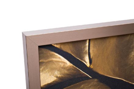 Холст Золотые листья монстеры-2 Garda Decor 89VOR-MONSTERA GOLDEN-2