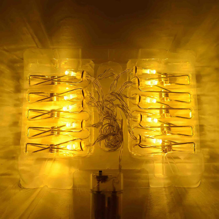 Гирлянда светодиодная Прищепка Apeyron Прищепка 15-59