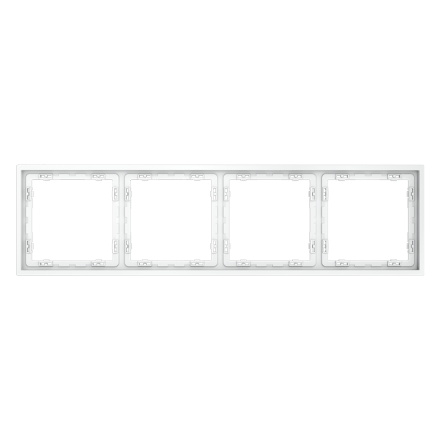 Рамка на 4 поста Voltum S70 VLS100402 (белый матовый)