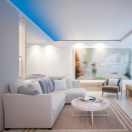 Светодиодная лента Apeyron 24В 14Вт/м COB, 512д/м IP20 5м синяя 00-366