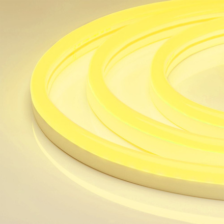 Светодиодная герметичная лента Arlight WAVE-SIDE-A120-12x25mm 230V Yellow (12 W/m, IP67, 50m, wire x2) 051937