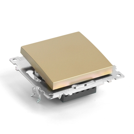 Переключатель 1-клавишный Stekker Катрин GLS10-7105-08 49214