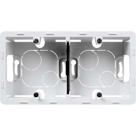 Коробка для накладного монтажа на 2 поста Legrand Inspiria 673990