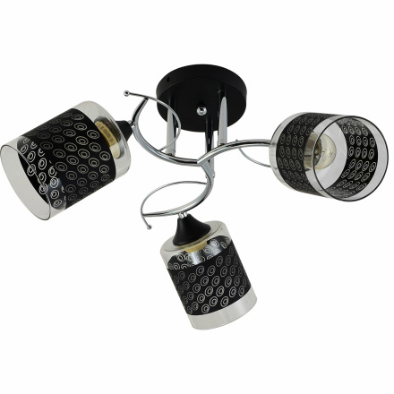 Люстра на штанге Reluce 01316-0.3-03 BK+CR