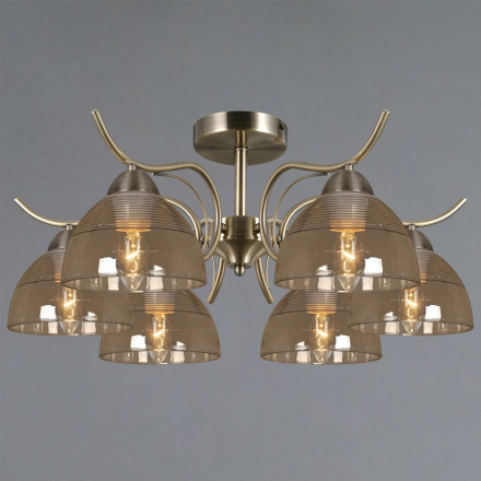 Люстра на штанге Illumico IL0733-6CSQ-25 AB AREZZO