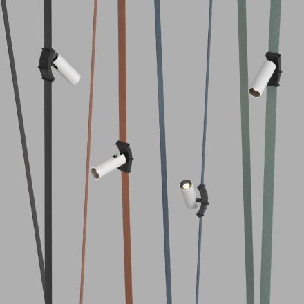 Трековый однофазный светильник Denkirs Belty Spot DK5547-BW+BK