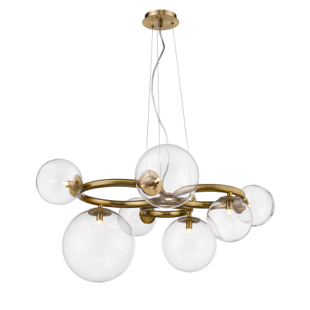 Подвесная люстра Delight Collection Puppet P68092-7 brass