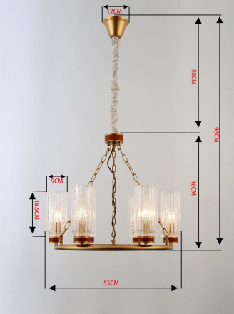 Подвесная люстра Rivoli Ante 1024-206 Б0050245