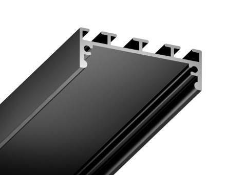 Алюминиевый профиль накладной/подвесной Profile System 42*45 для светодиодной ленты до 33,4мм Ambrella Light Illumination GP3070BK