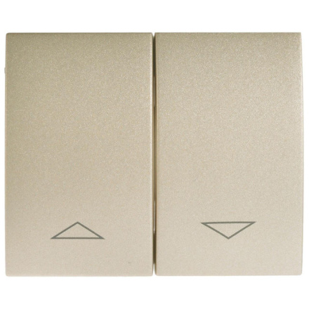 Лицевая панель Legrand Galea Life выключателя жалюзи титановая 771414