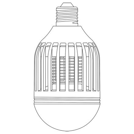 Лампа светодиодная антимоскитная Gauss E27 6W 3500K белая GMQ01
