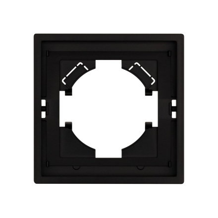 Рамка пластиковая на 1 пост Arlight FRM-TENDO-PL-1-BK 053836