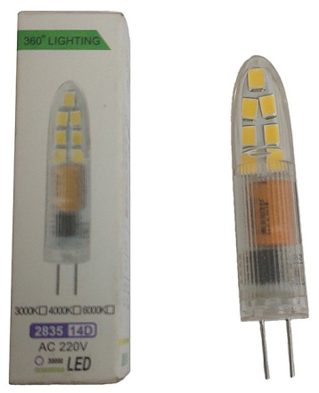 Лампа светодиодная Kink Light G4 2.8-3W (4000K) L07672