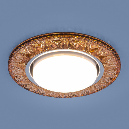 Встраиваемый светильник Elektrostandard 3022 GX53 GD золото 4690389100055