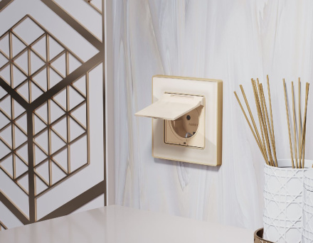 Рамка двухместная Ambrella Volt Arctic AF580342