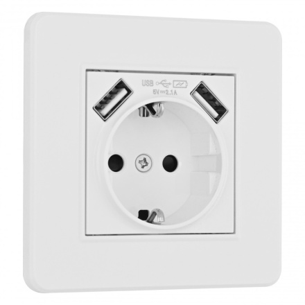 Розетка Arte Milano SET16-1-47-1 white