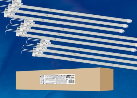 Светодиодный светильник для растений (UL-00003852) Uniel ULY-P90-10W/SPFR/K IP65 AC220V Clear KIT09