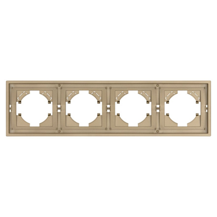 Рамка пластиковая на 4 поста Arlight FRM-TENDO-SFPL-4-GD 054663