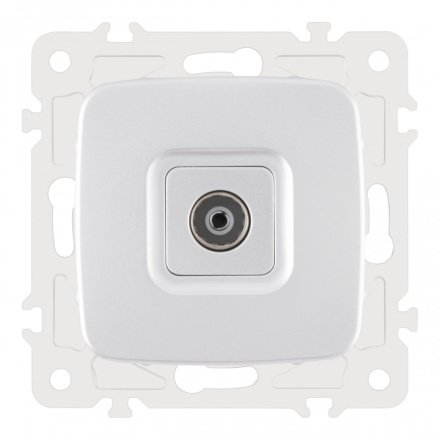 Розетка TV Arte Milano 205.43-1.silver