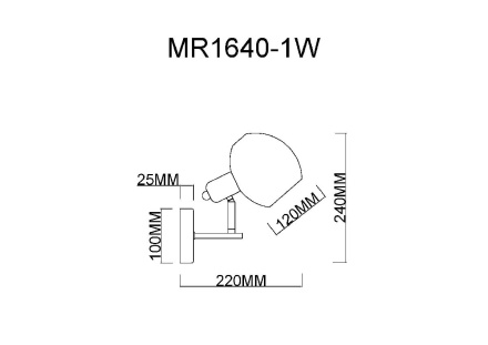 Спот MyFar Diana MR1640-1W