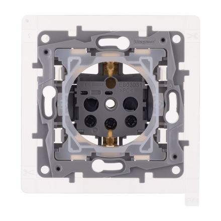 Розетка 2К+З IP44 Legrand Etika Слоновая кость 672326