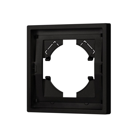 Рамка пластиковая на 1 пост Arlight FRM-TENDO-SFPL-1-BK 054642