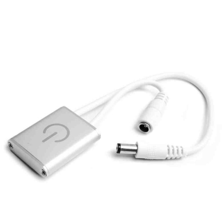 Выключатель сенсорный с диммером Apeyron 12В/24В 36Вт/72Вт 3А вход 100мм, выход 200мм  04-05