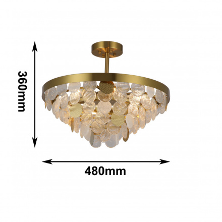 Люстра на штанге Favourite Vesuvius 2905-6P