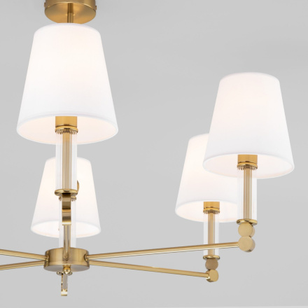 Люстра на штанге Eurosvet Conso 60145/6 латунь a061950