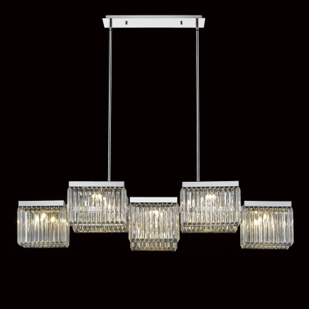 Люстра на штанге Delight Collection Broadway EP68031L-10 chrome