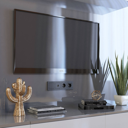 Лицевая панель Werkel Hammer черный 4690389163005