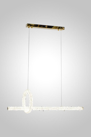 Подвесная люстра AM Group Ovale GD D1000+300