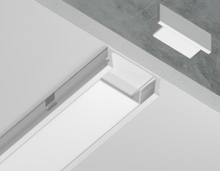 Алюминиевый накладной профиль Ambrella Light Alum Profile GP1700WH