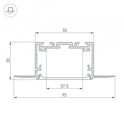 Профиль Arlight 029507