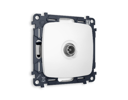 Комплект механизма TV розетки оконечной 50-870 MHz 1dB Ambrella Volt Omega MO133010