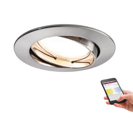 Встраиваемый светодиодный светильник Paulmann Line Led Smart Coin 93843