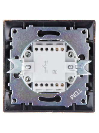 Выключатель одноклавишный Лама TDM Electric SQ1815-0743