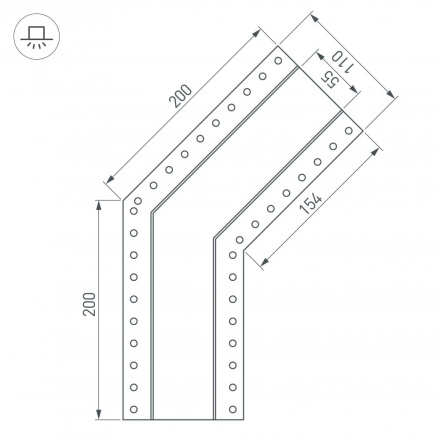 Соединитель профиля Arlight SL-LINIA 030129